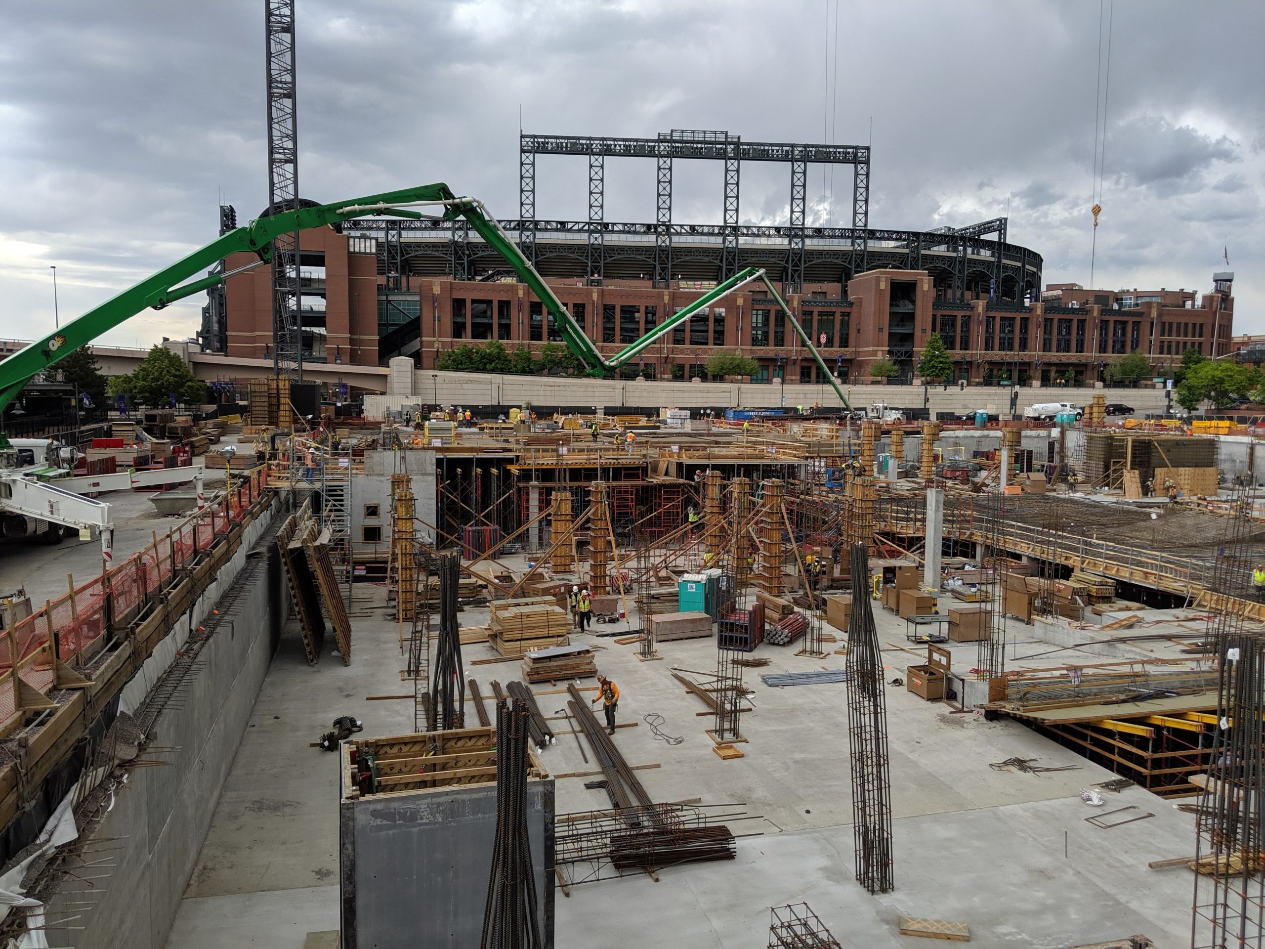 Coors Field Construction