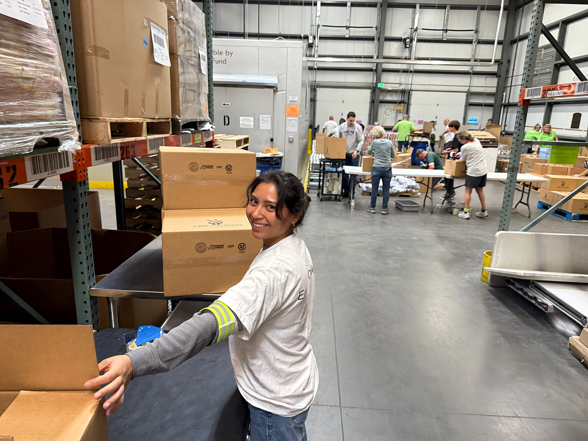 Encore Gives! Day at Care & Share Food Bank in Colorado Springs