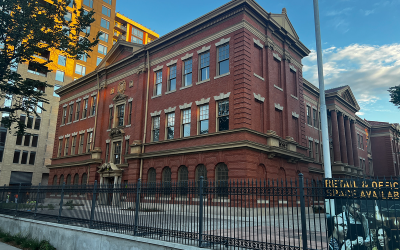 Schoolyard Beer Garden, Transformed by the Encore Electric Team