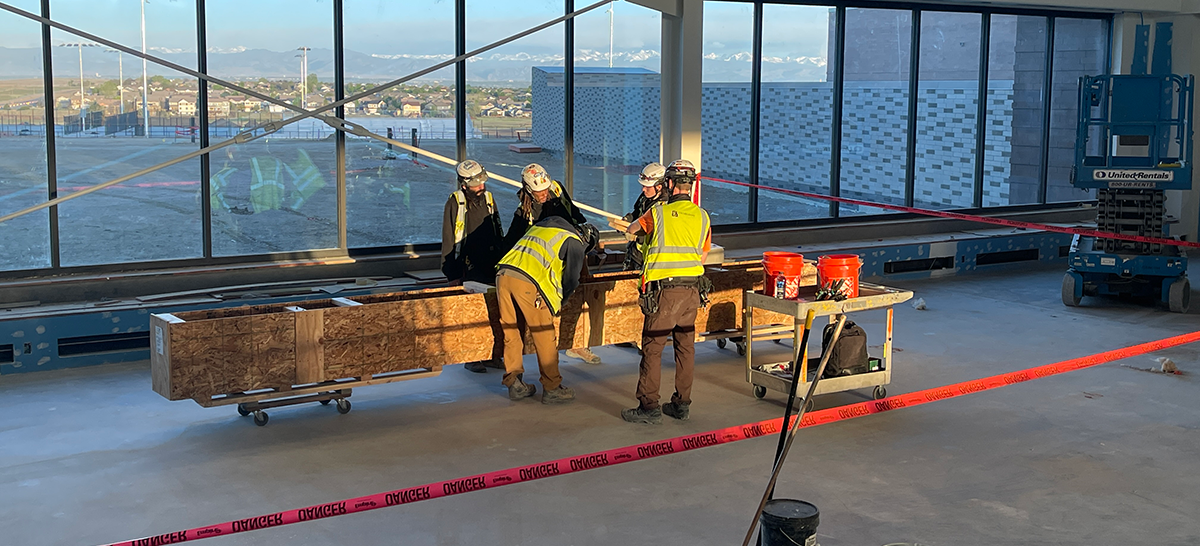 Working safety on a project site