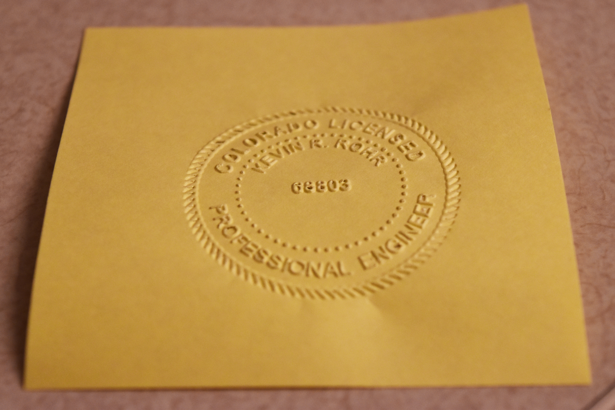 Professional Engineer License